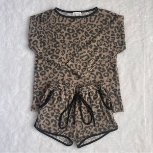 Soft Leopard Lounge Set